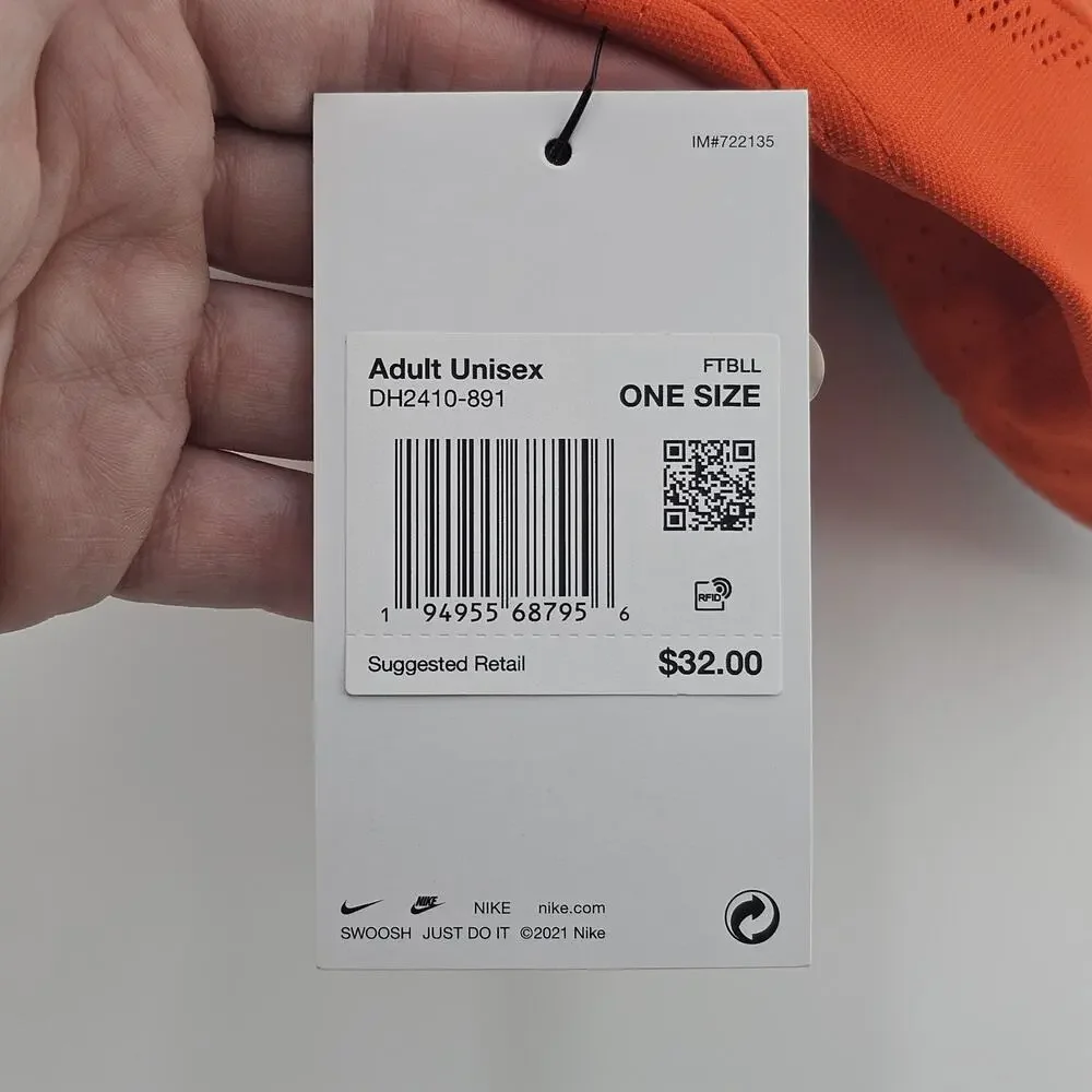 New NIKE Legacy 91 Dri-Fit Adult Unisex Adjustable Hat Cap Orange